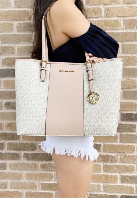 pink purse michael kors|Michael Kors purses vanilla pink.